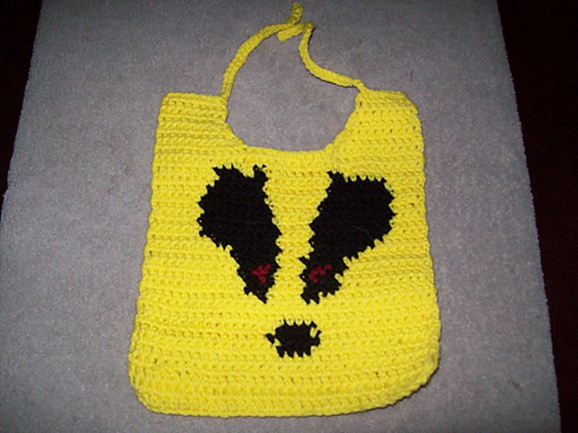 Hufflepuff Badger Baby Bib