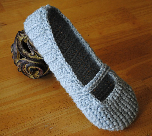 Simple Classic Mary Jane Slippers (Adult)