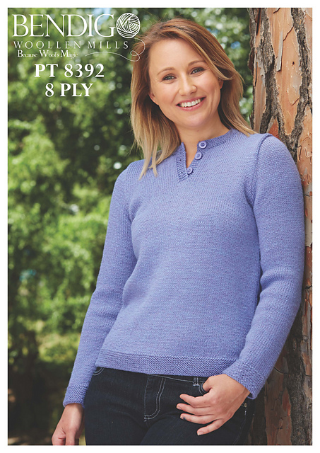 PT 8392 - Henley Jumper