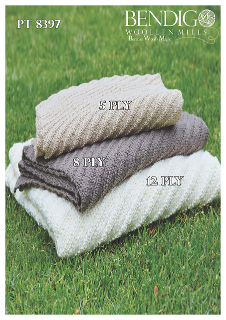 PT 8397 - Blanket in 3 Plys