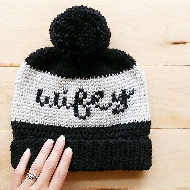 Cursive Wifey Beanie