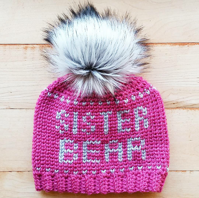 Sister Bear Beanie - Crochet