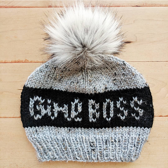 Girl Boss Beanie - Knit