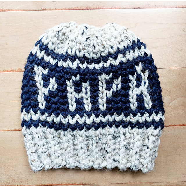 Crochet Papa Beanie