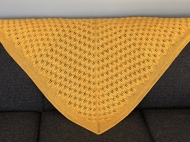 Falling Leaves Shawl