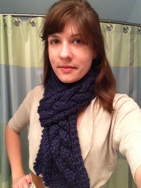 Modified Basic Cable Scarf