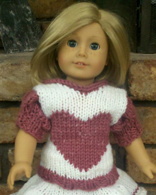 American Girl Cap Sleeve Sweater
