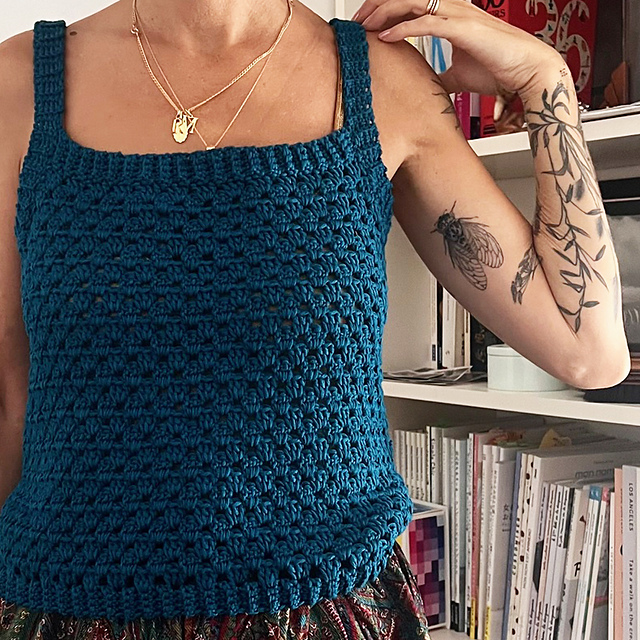 MILAO - Granny Crochet Top