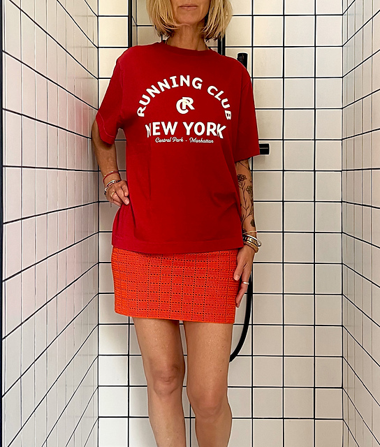 GINA Skirt - Filet Crochet