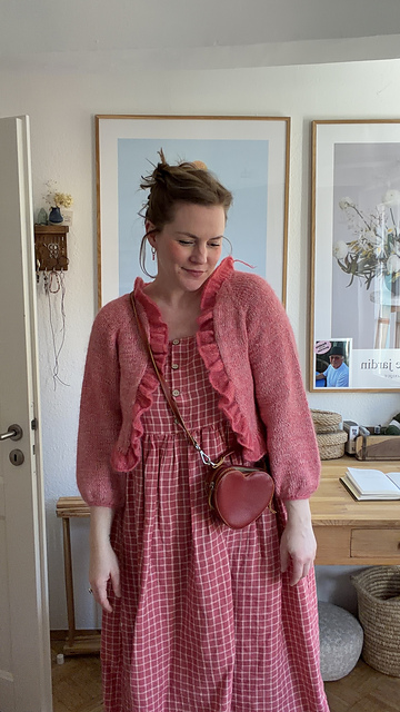 Coral Bloom Cardigan