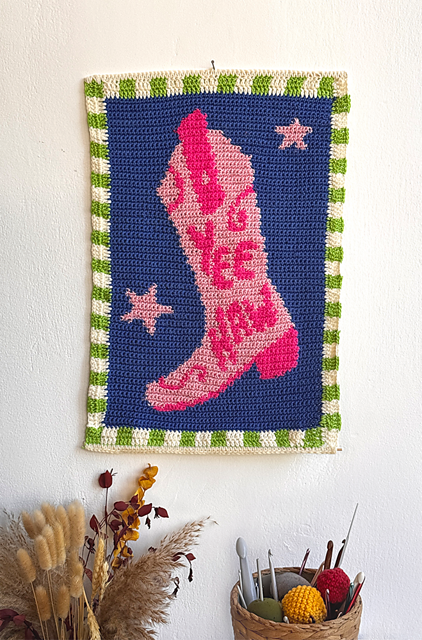 Cowgirl Tapestry Wall Art