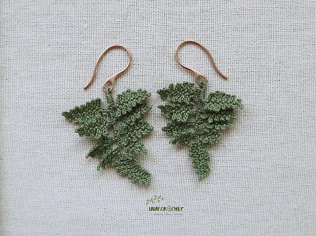 Fern earrings