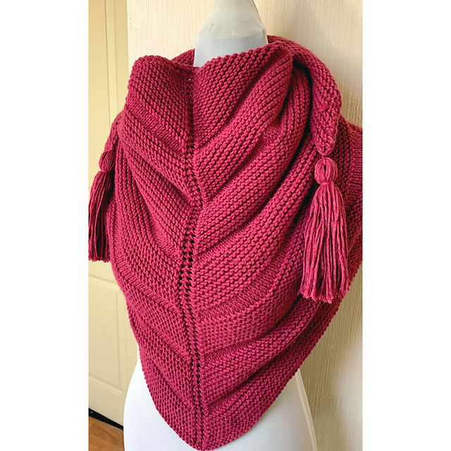 Shawl Top Down Preticor