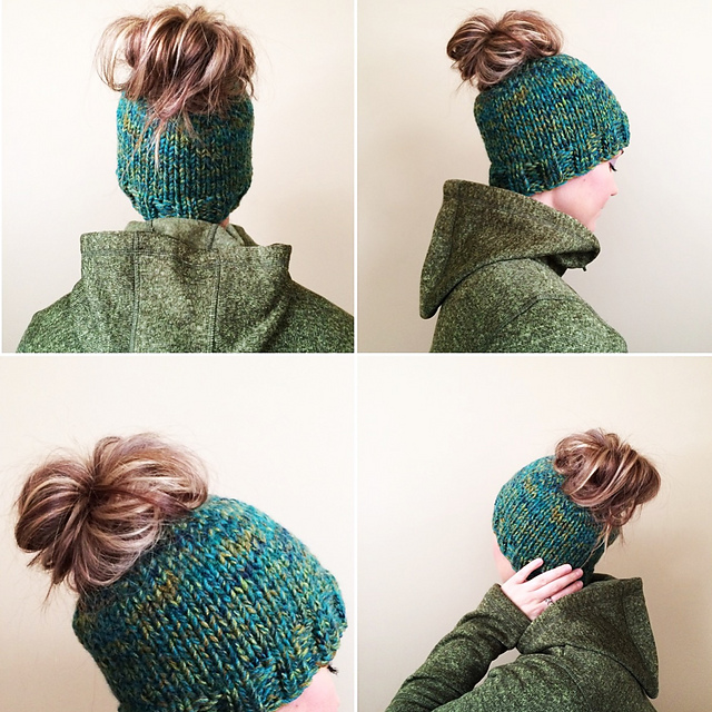 Messy Bun Beanie