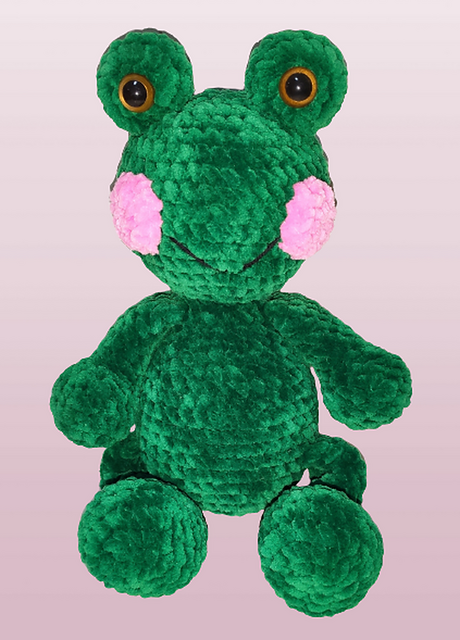 Amigurumi frog