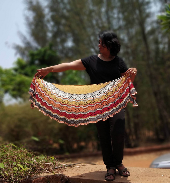 Pancharangi Shawl