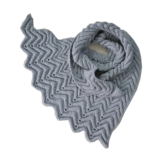 Krinkelsjal // Crinkled shawl