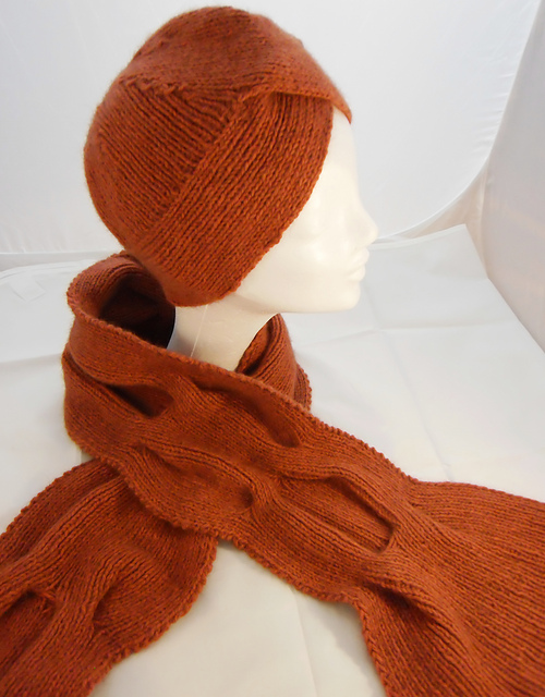 Turban Cap and Scarf ArtDeco