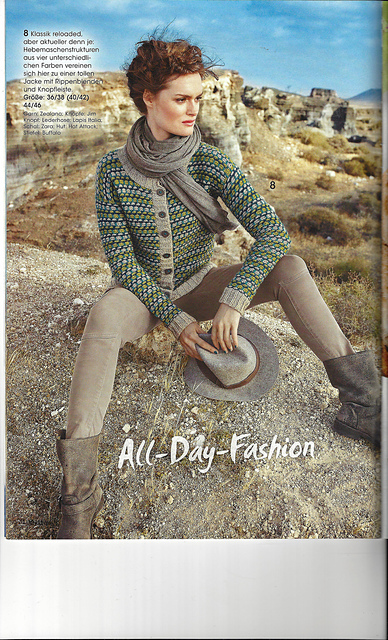 # 08 Vierfarbige Jacke