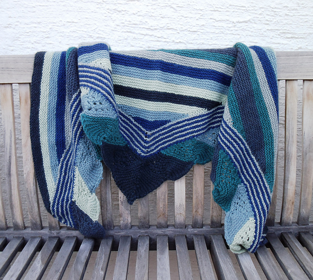 Triangular Shawl Paua
