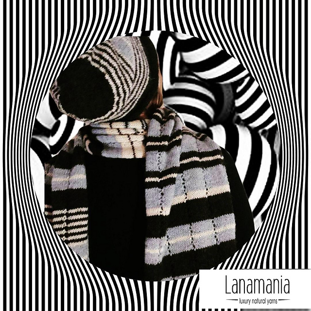 Scarf & Hat ZEBRA