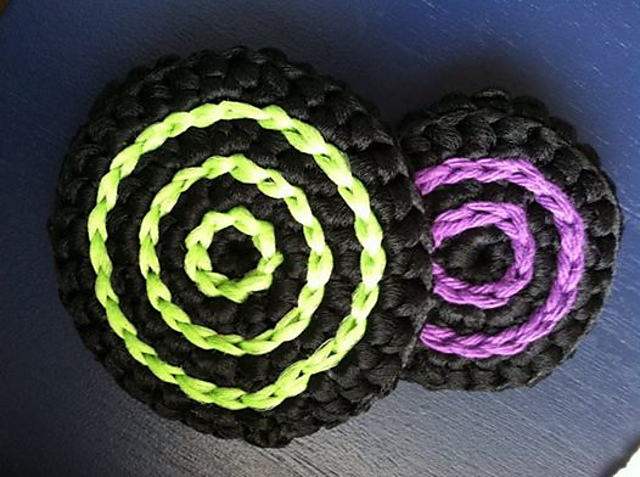 Dish Scrubbies with Accent Color
