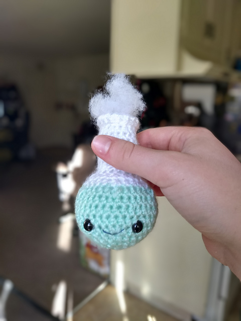 Crochet Chemistry Flask