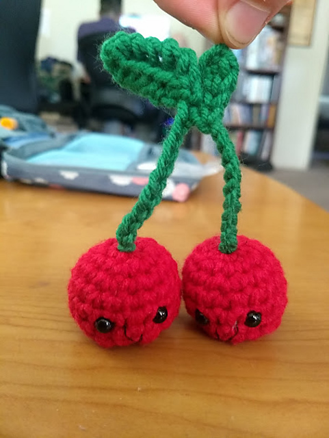 Crochet Cherries Amigurumi