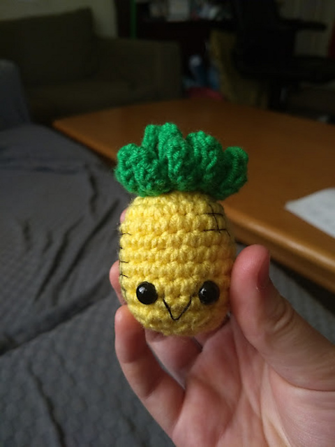 Crochet Pineapple Amigurumi