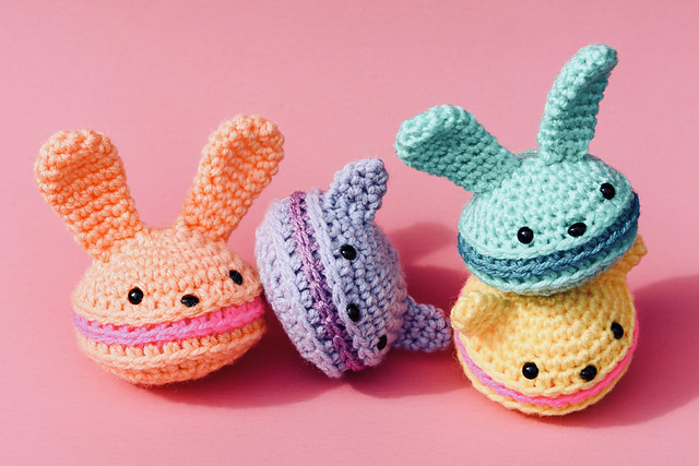 Cat and Bunny Macarons