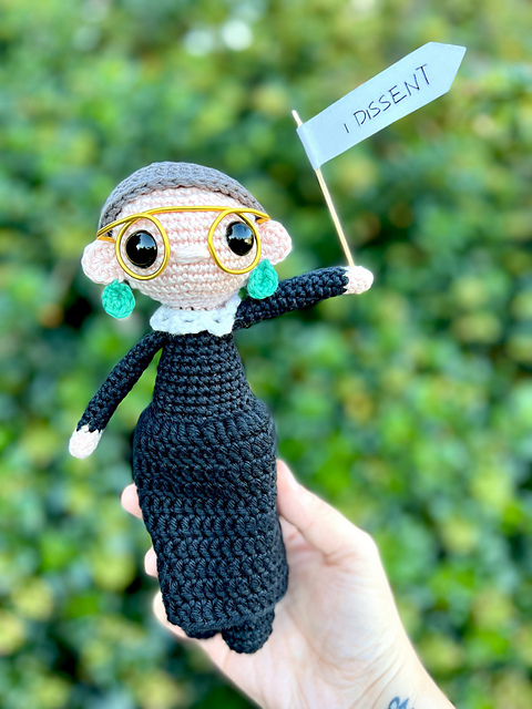 Ruth Bader Ginsburg, I Dissent Doll