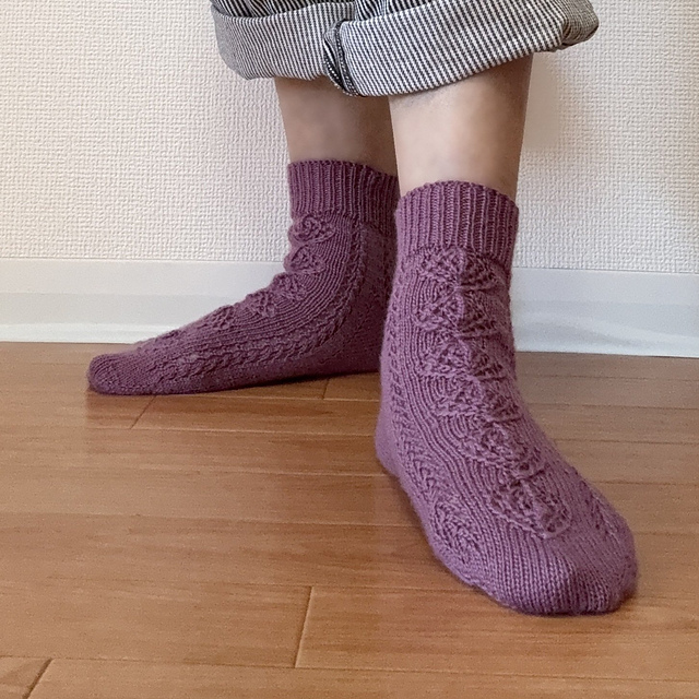 Hollyhock Socks
