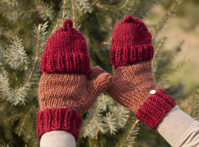 Warm in the Wild Mittens