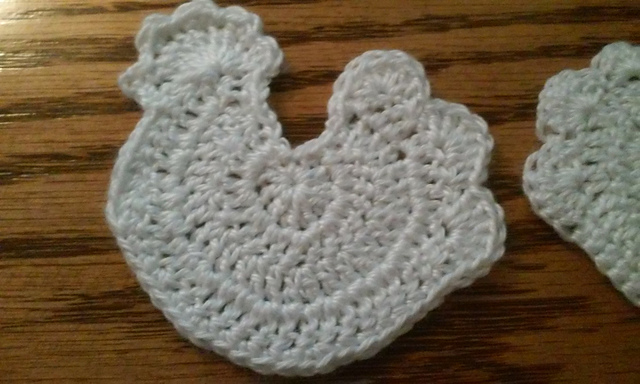 Crochet Chicken Ornament