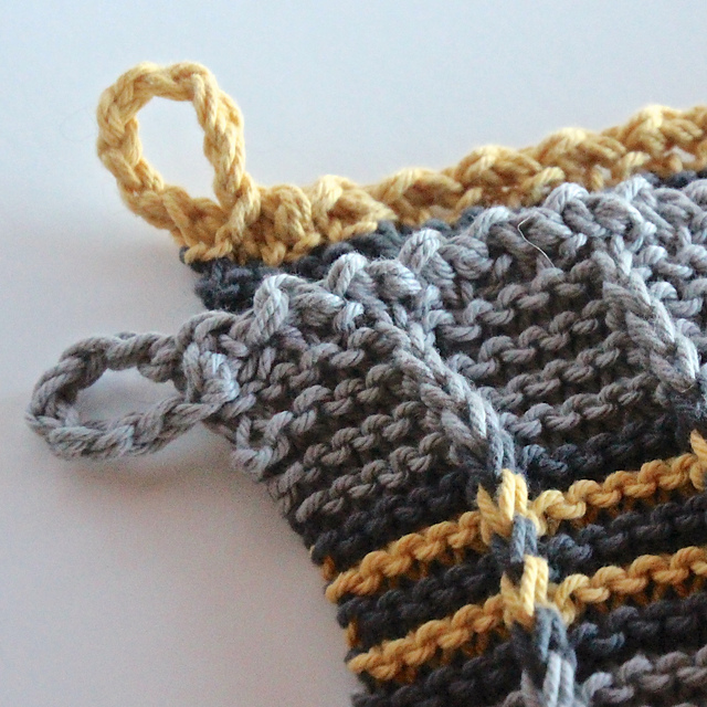 Showy Garter Dish Cloths