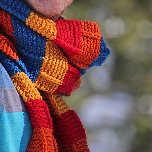 Knitting Bricks Scarf