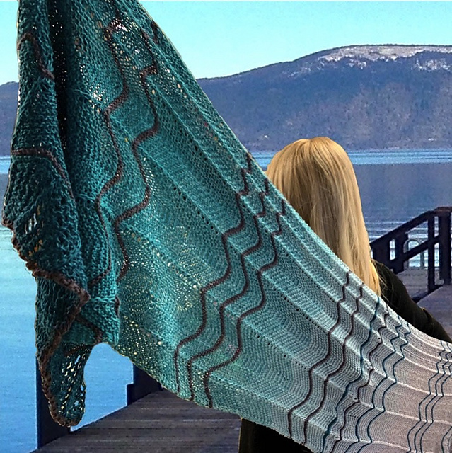 Aether Waves Shawl