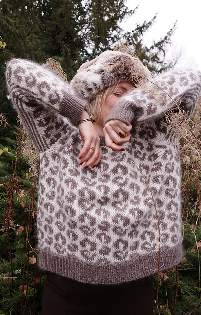 取寄) スプレンディッド レディース デラニー レオパード セーター