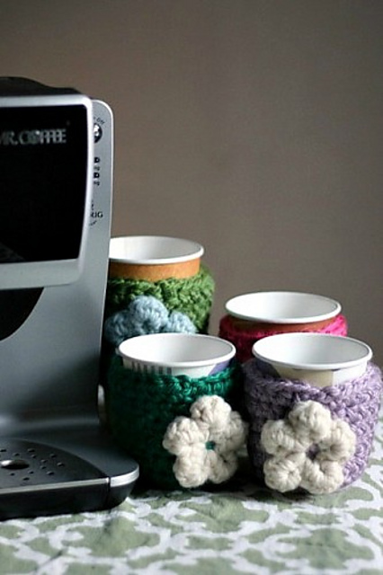 Chunk Floral Coffee Cozy / Sleeve