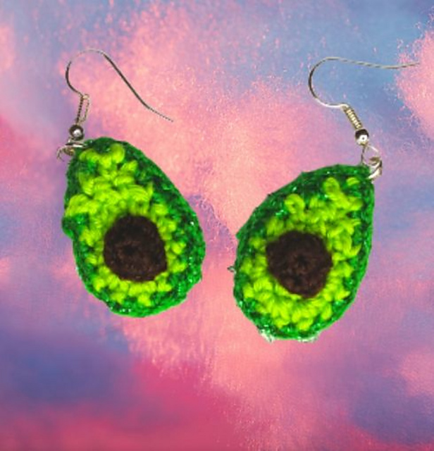 Aretes de aguacate