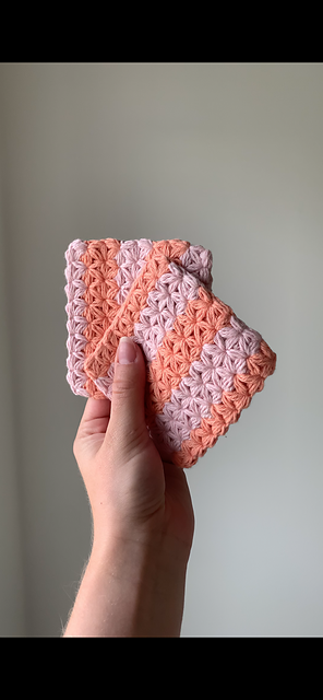 Jasmine Stitch Crochet Coaster
