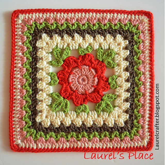 Ravelry: Blooming Granny Square pattern by Melinda Miller