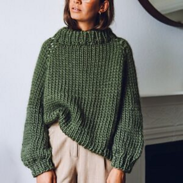 Roll Up Knit Down Jumper
