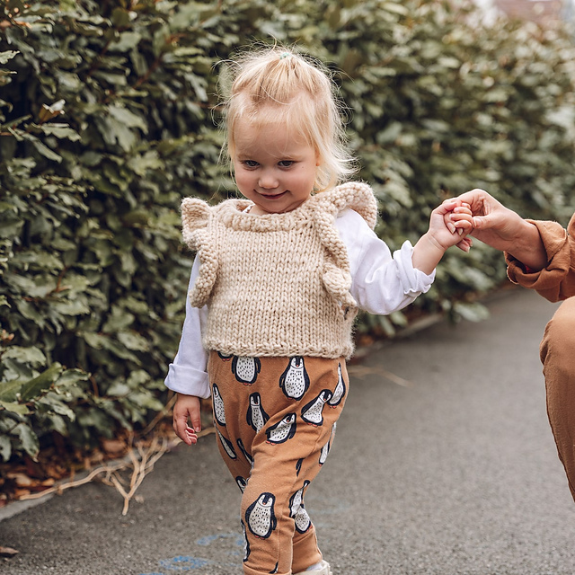 'What a frill" kids vest