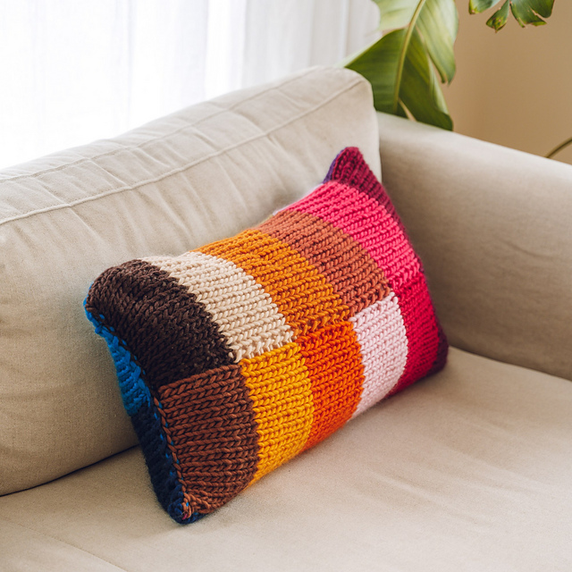 Colourblock Cushion