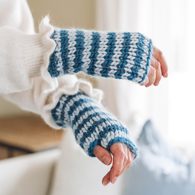 Finger Gloves Fingerless Gloves Bulky Yarn Pattern Foragers