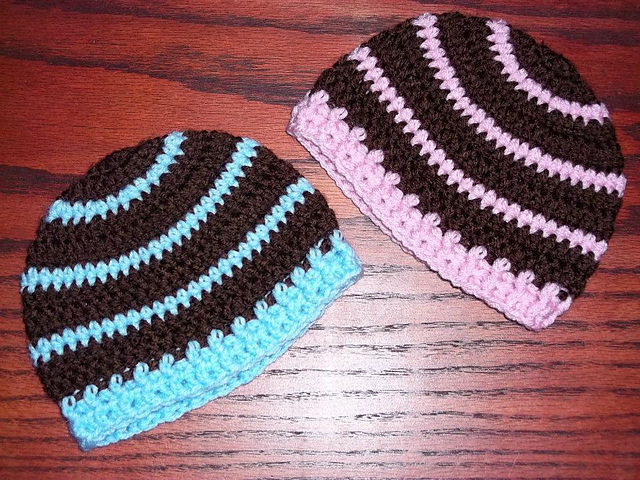 Easy Newborn Stripe Beanie