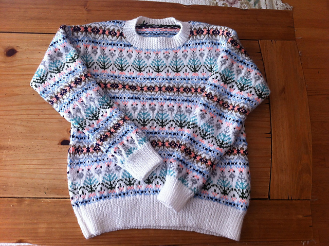 1. Fair Isle sweater