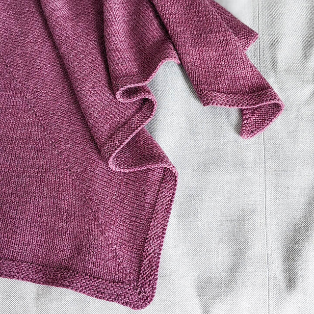 Burgundy shawl