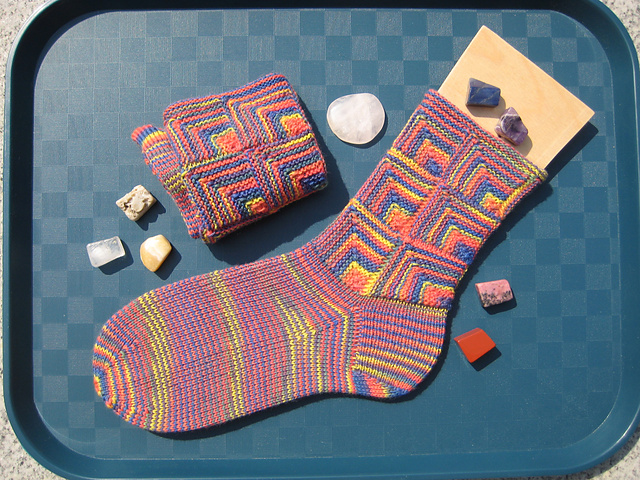6038 Patchworksocken